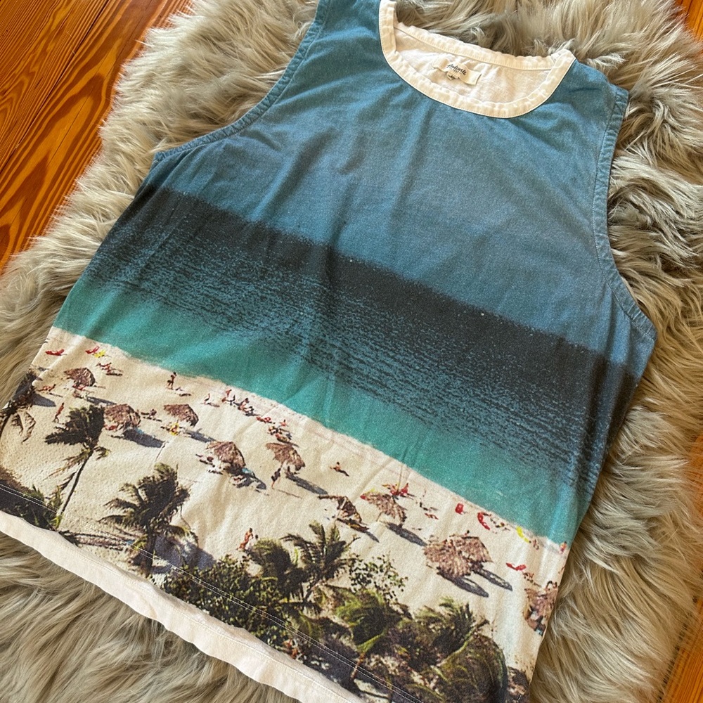 Beach Scene Muscle Tank - Picture 8 of 8